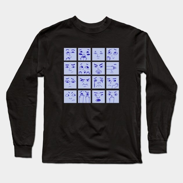 emotions Long Sleeve T-Shirt by Lethy studio